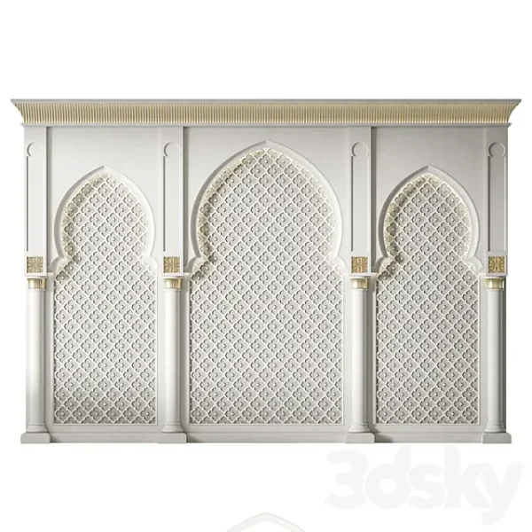 3DSky - Arch 02 Arabic Wall Decor - Image 2