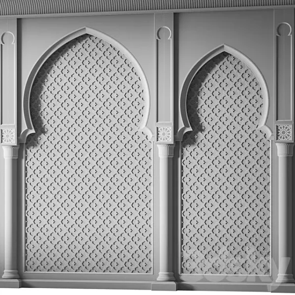 3DSky - Arch 02 Arabic Wall Decor - Image 5