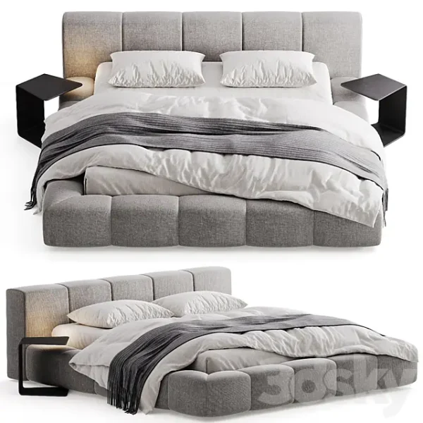 3DSky - Saba Italia Pixel Bed 01