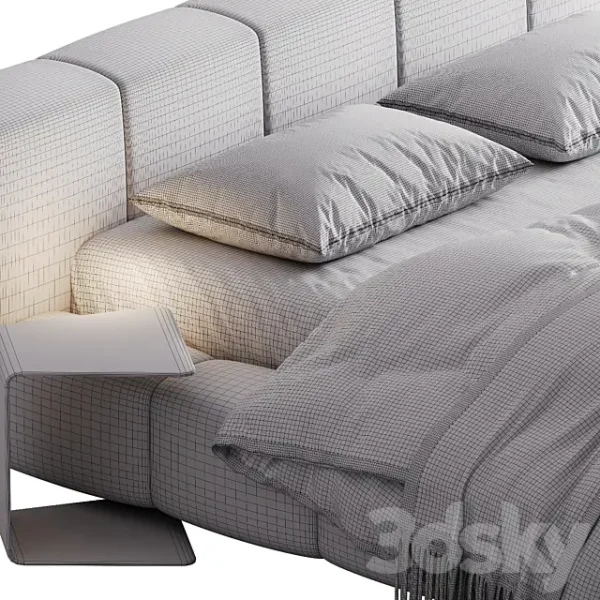 3DSky - Saba Italia Pixel Bed 01 - Image 4