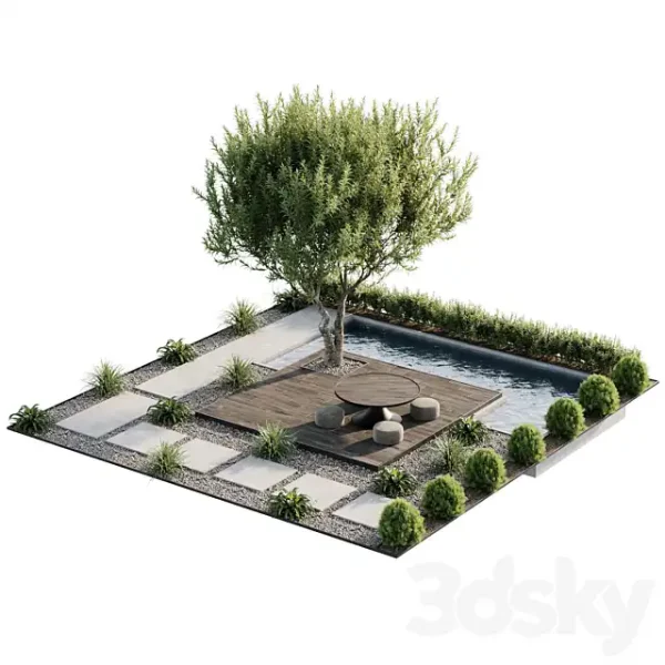 3DSky - Town Square and Outdoor Plants 6 - Image 2