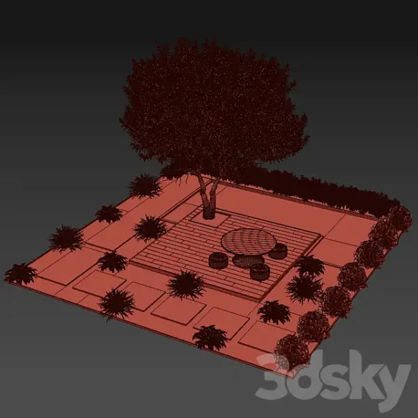 3DSky - Town Square and Outdoor Plants 6 - Image 5