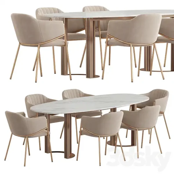 3DSky - Lord Dill Dining Set