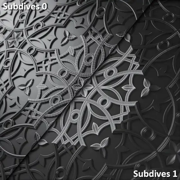3DSky - Arabic Decor Panel 03 - Image 3
