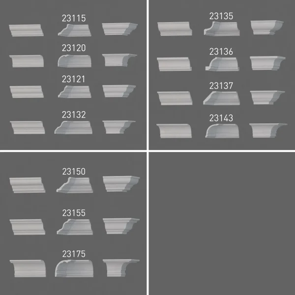 3DSky - Ceiling Cornices Classic Home Vol3 - Image 2