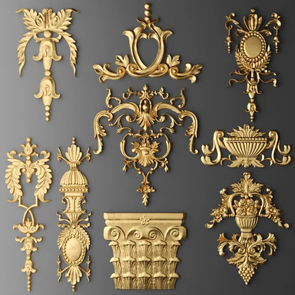 3DSky - Set Stucco Decoration 1