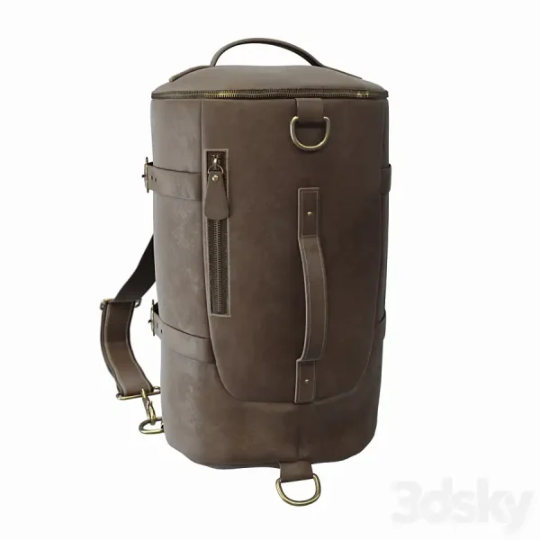 3DSky - Vintage Leather Travel Backpack
