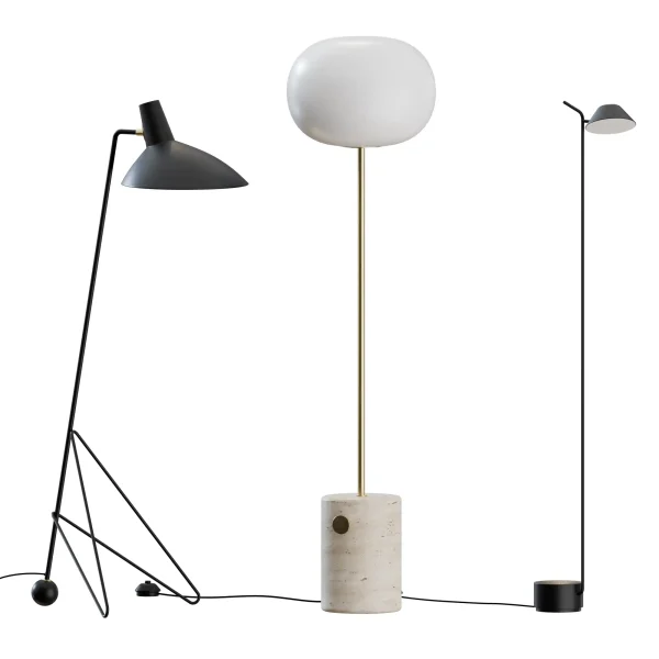 3DSky - Floor Lamps Set 02