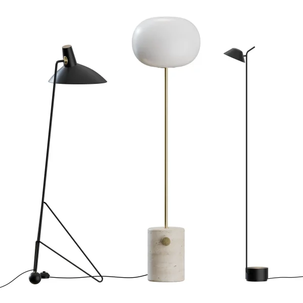 3DSky - Floor Lamps Set 02 - Image 2