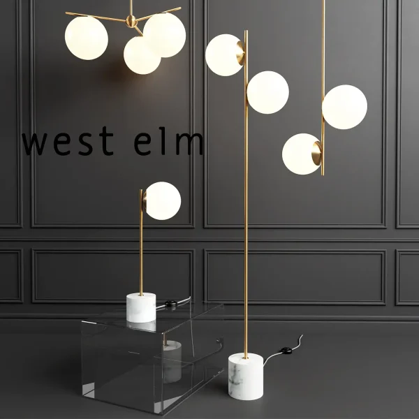 3DSky - WEST ELM Sphere Lamp