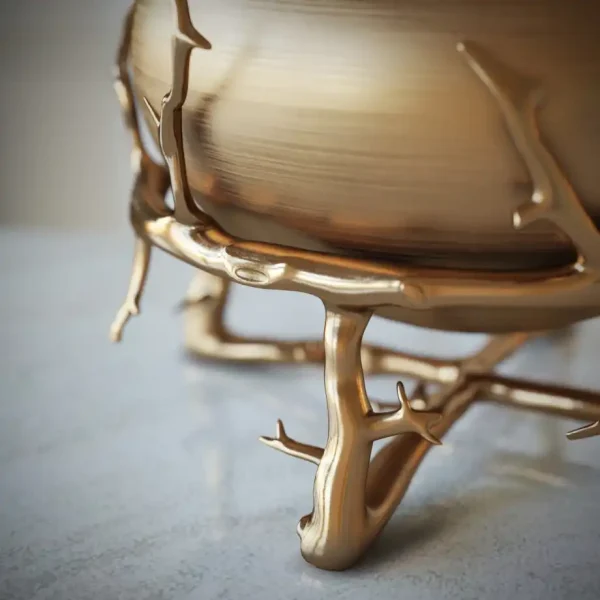 3DSky - Fat Brass Twig Table Lamp - Image 3