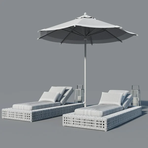 3DSky - Restoration Hardware Outdoor Set - Image 3