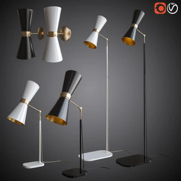 3DSky - Sconces Floor and Table Lamps