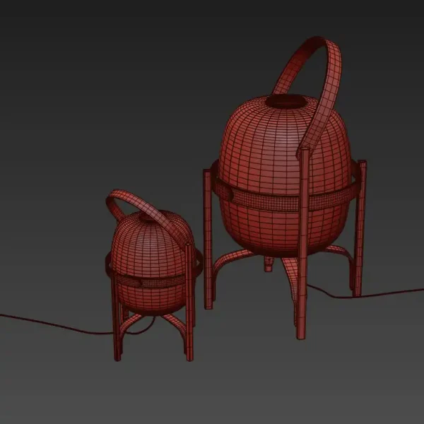 3DSky - Cestita Bateria Floor Table Lamp - Image 2
