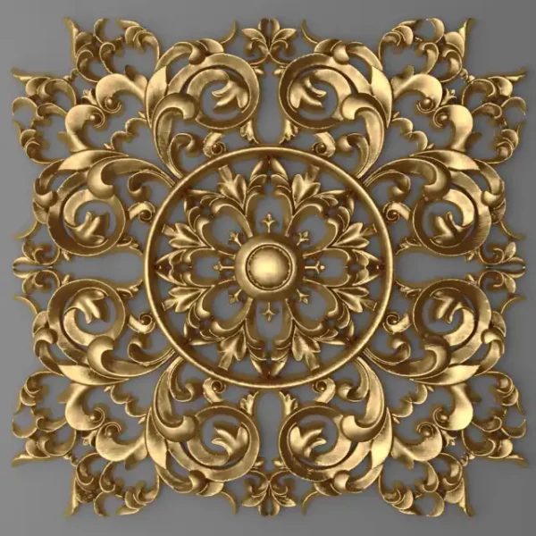 3DSky - Rosette Pattern Carving 1