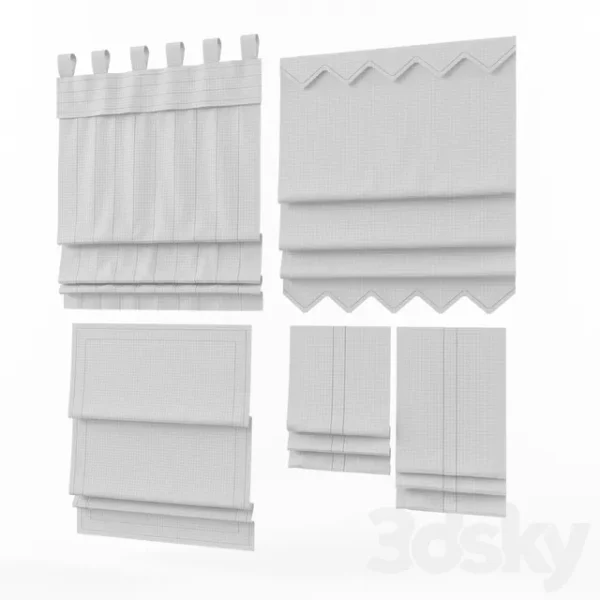 3DSky - Curtains 4 Pieces - Image 2