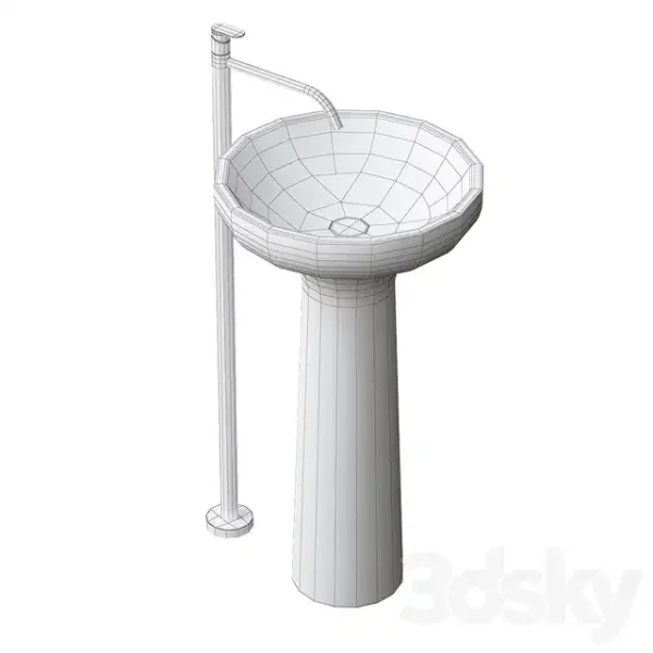 3DSky - Washbasin Antonio Lupi Ago185 - Image 2