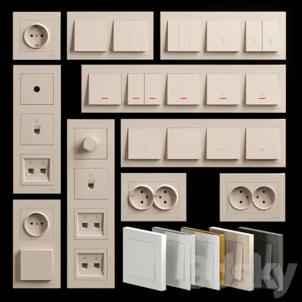 3DSky - Sockets and Switches Lezard Rain - Image 4