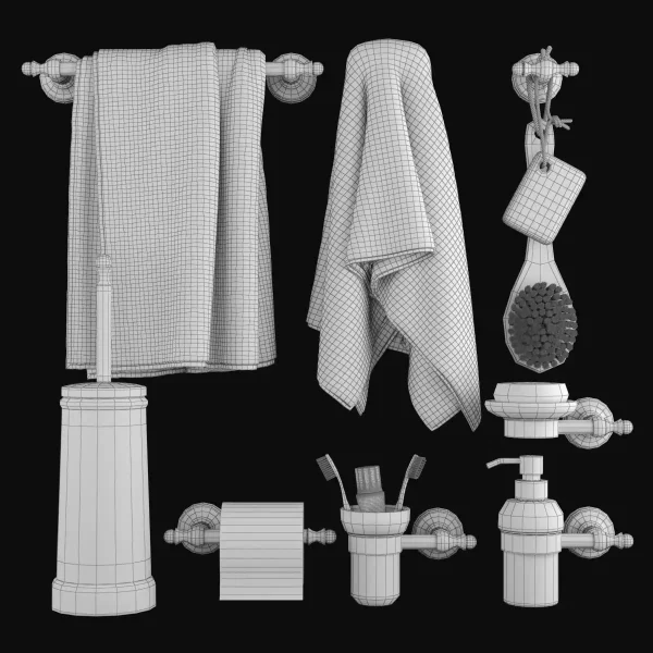 3DSky - Bathroom Accessories Migliore Mirella 01 - Image 3