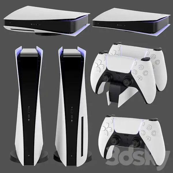 3DSky - Game Console PS5 Sony PlayStation 5
