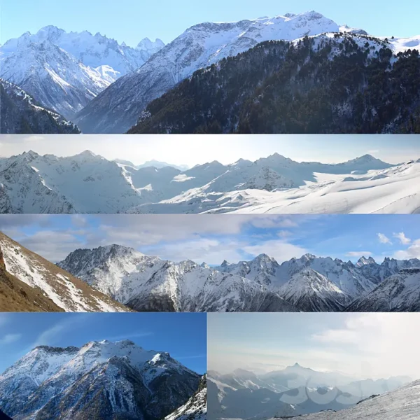 3DSky - Snowy Mountains Panoramas