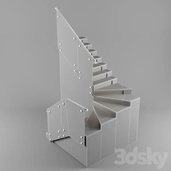 3DSky - Modern Interior Stair - Image 5