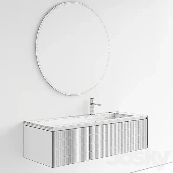 3DSky - Antonio Lupi Design Binario Vanity Unit Set 1 - Image 5