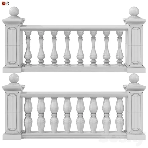 3DSky - Balustrade Classic Set 4 - Image 2