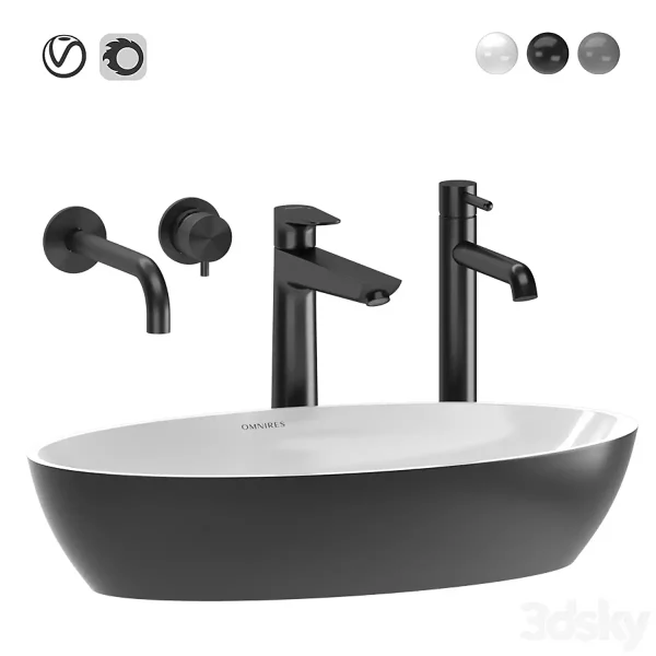 3DSky - Omnires Siena Washbasin