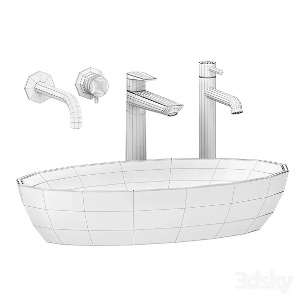3DSky - Omnires Siena Washbasin - Image 3