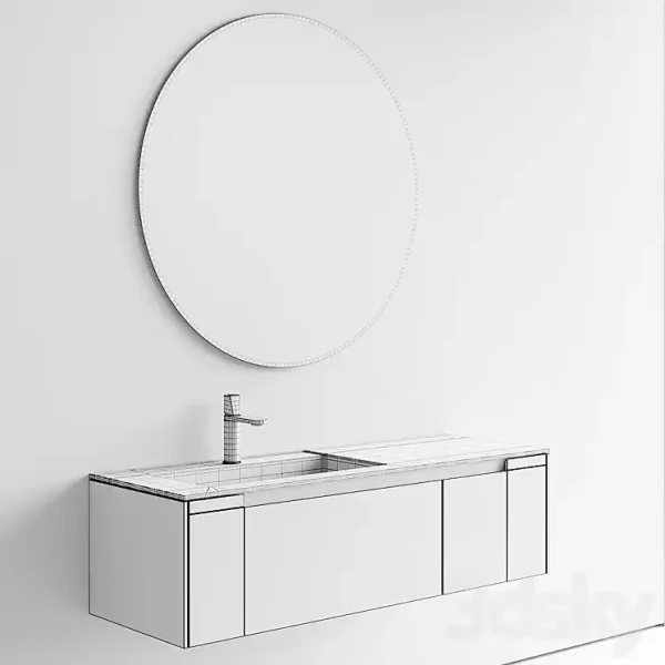 3DSky - Antonio Lupi Design Orma Vanity Unit Set 2 - Image 5