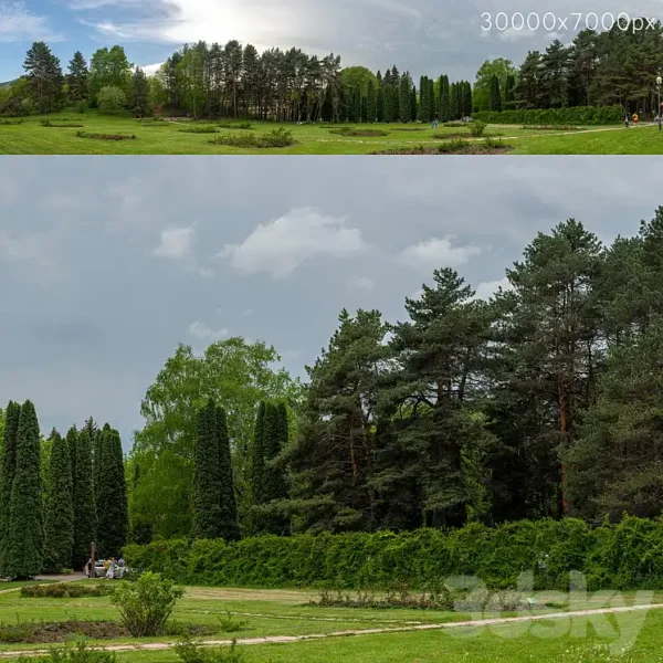 3DSky Panorama from the park 30k