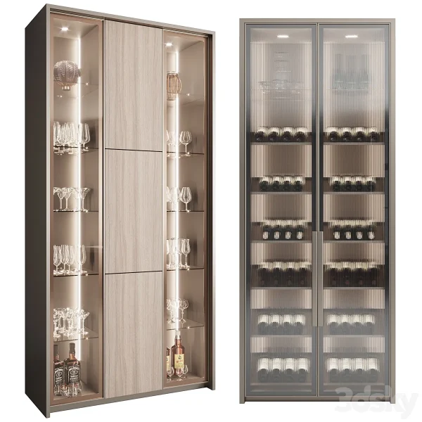 3DSky - Cupboard With Dishes My Design N19