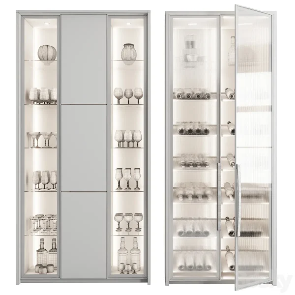 3DSky - Cupboard With Dishes My Design N19 - Image 2