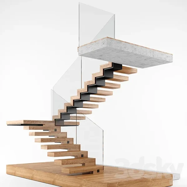 3DSky - Modern Interior Stair 02
