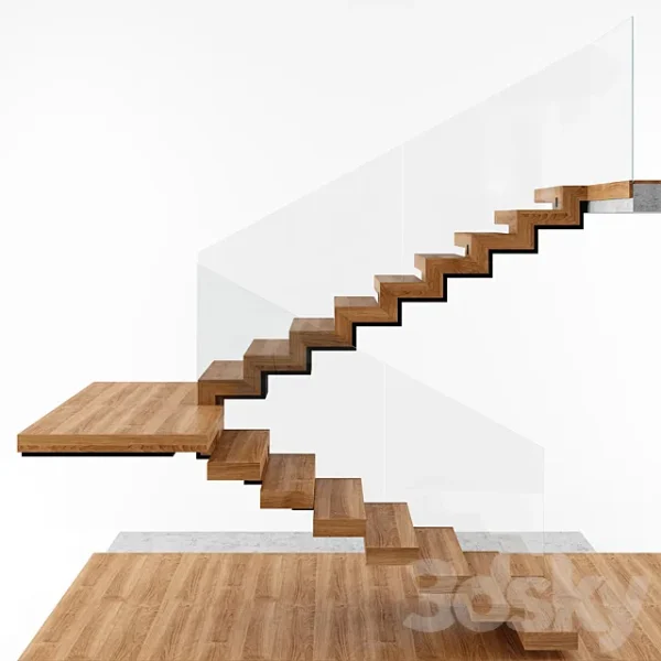 3DSky - Modern Interior Stair 02 - Image 3