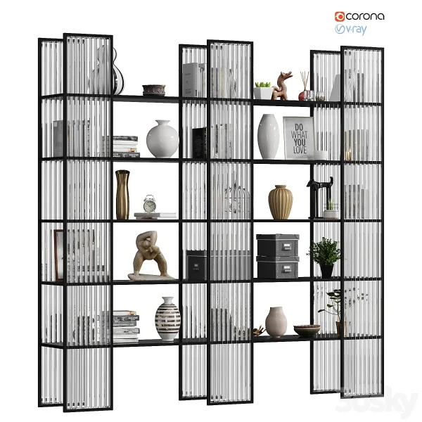 3DSky - Decorated Shelves 8