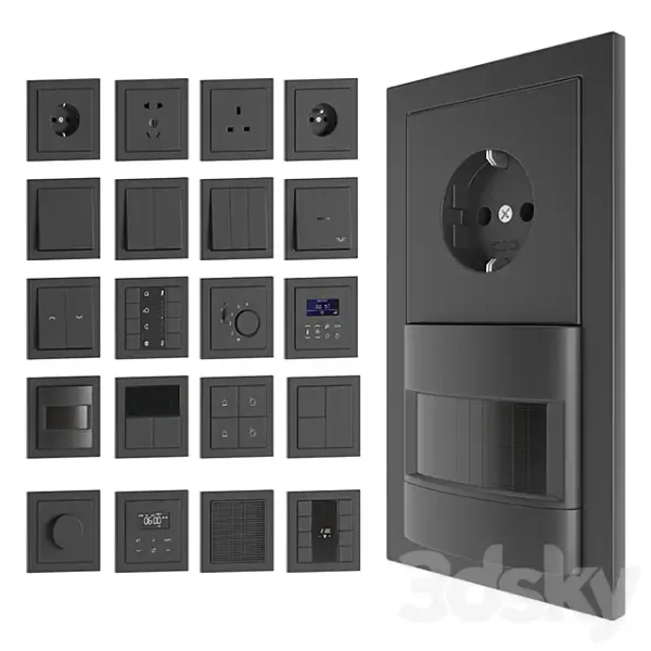 3DSky - Jung LS Flat Design Set 2