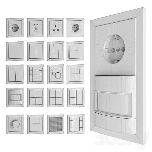 3DSky - Jung LS Flat Design Set 2 - Image 3