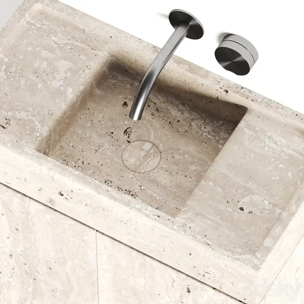 3DSky - Atelier Il Granito Rocco Stone Bathroom Vanity - Image 2