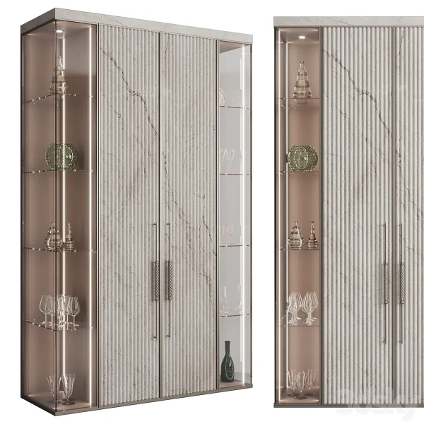 3DSky - Cupboard With Dishes My Design N24