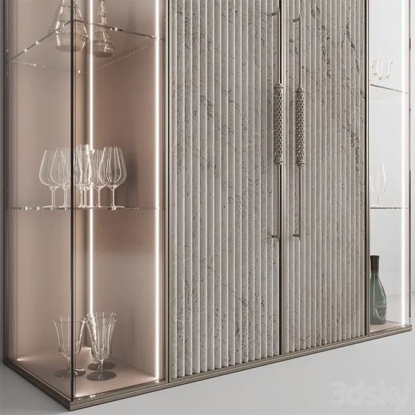 3DSky - Cupboard With Dishes My Design N24 - Image 3