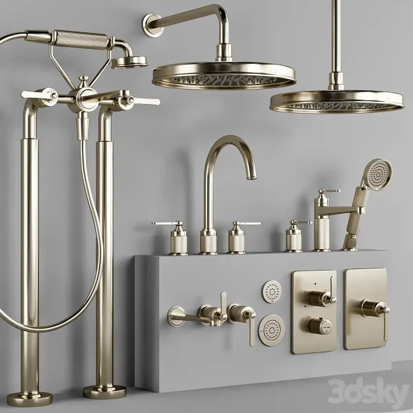 3DSky - GESSI VENTI 20 Bathroom Faucet Set 2 - Image 2
