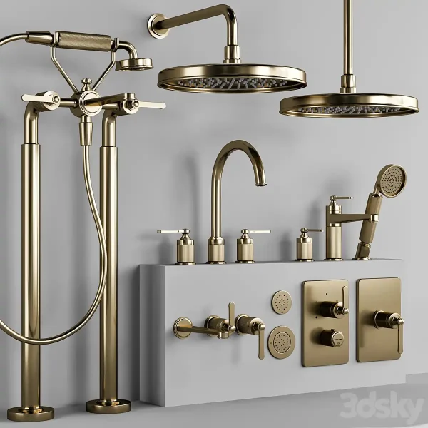 3DSky - GESSI VENTI 20 Bathroom Faucet Set 2 - Image 3