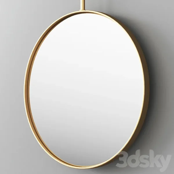3DSky - DDL FORMA Round Framed Wall Mounted Mirror