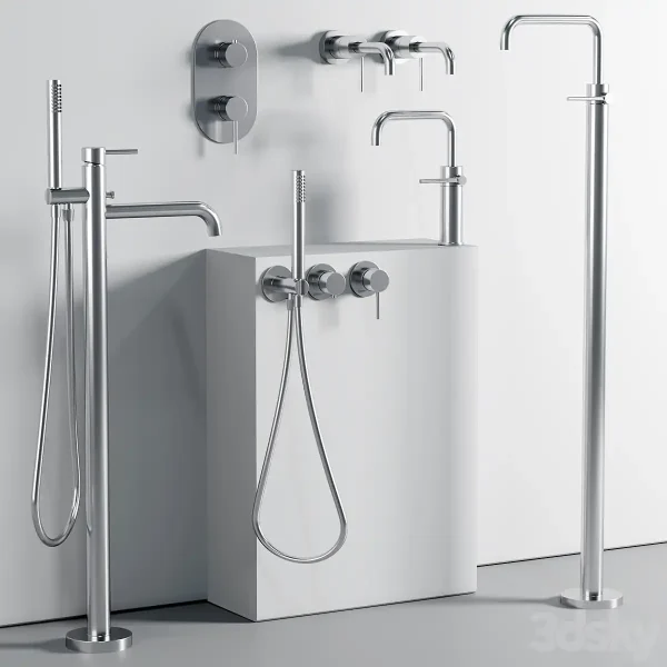3DSky - Nobili Taps And Shower Set 13 - Image 2