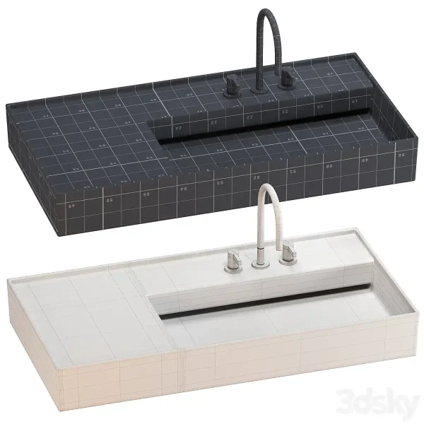 3DSky - LAUFEN Kartell Washbasin 02 - Image 5