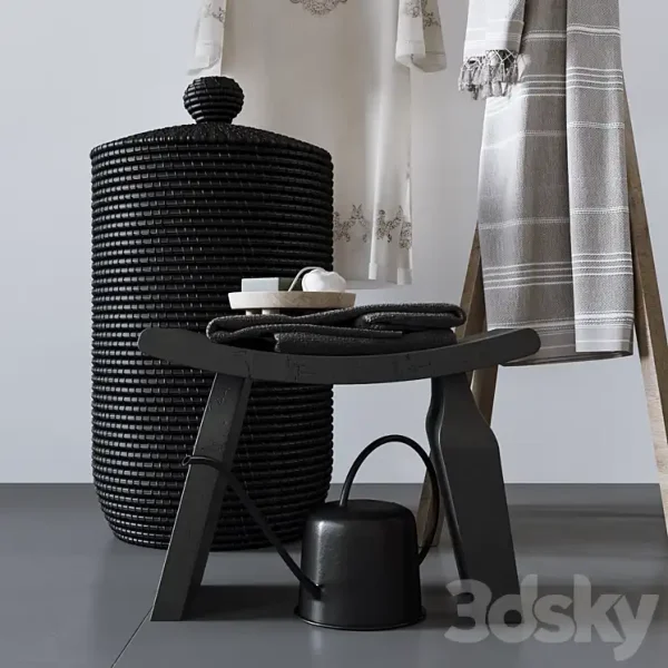 3DSky - La Redoute Decorative Bathroom Set - Image 4