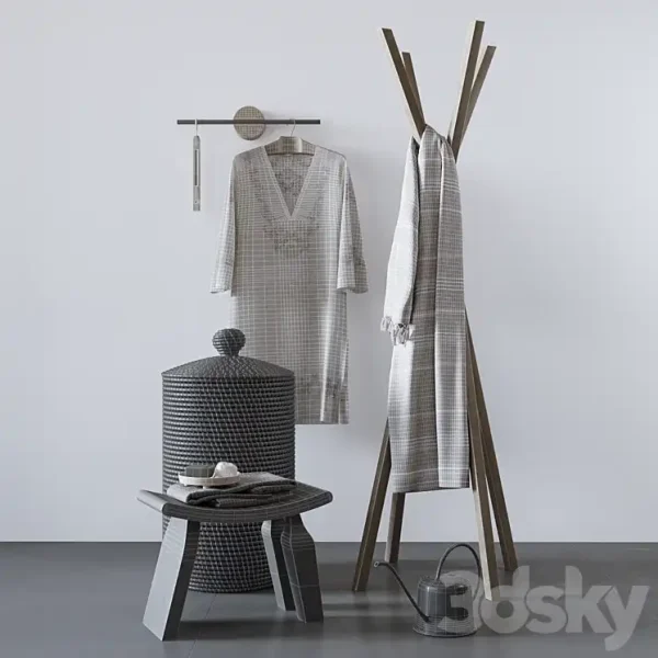 3DSky - La Redoute Decorative Bathroom Set