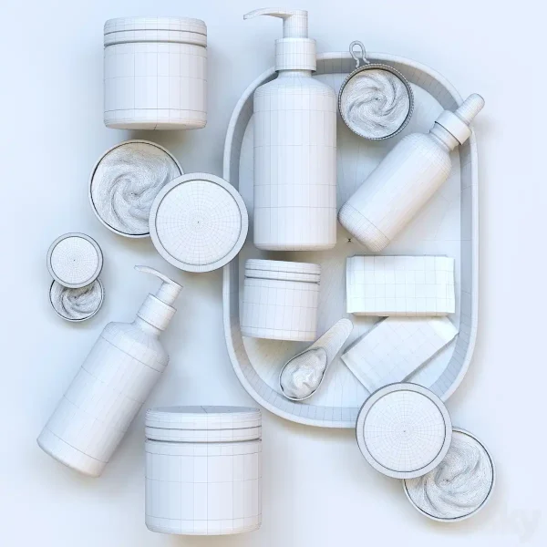 3DSky - A Set of Cosmetics for the Bathroom or Beauty Salon - Image 2